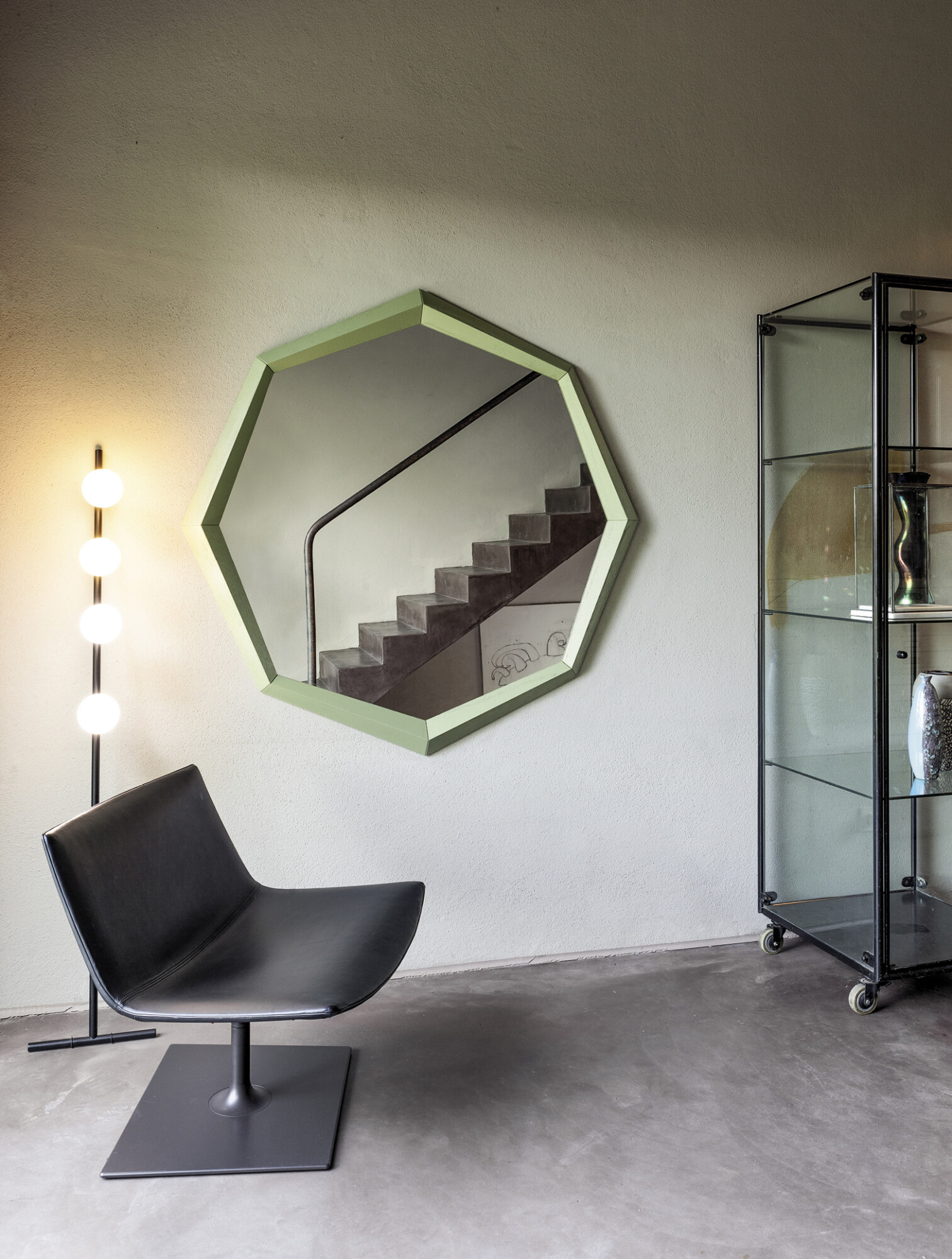 specchiera legno rovere diamond devina nais