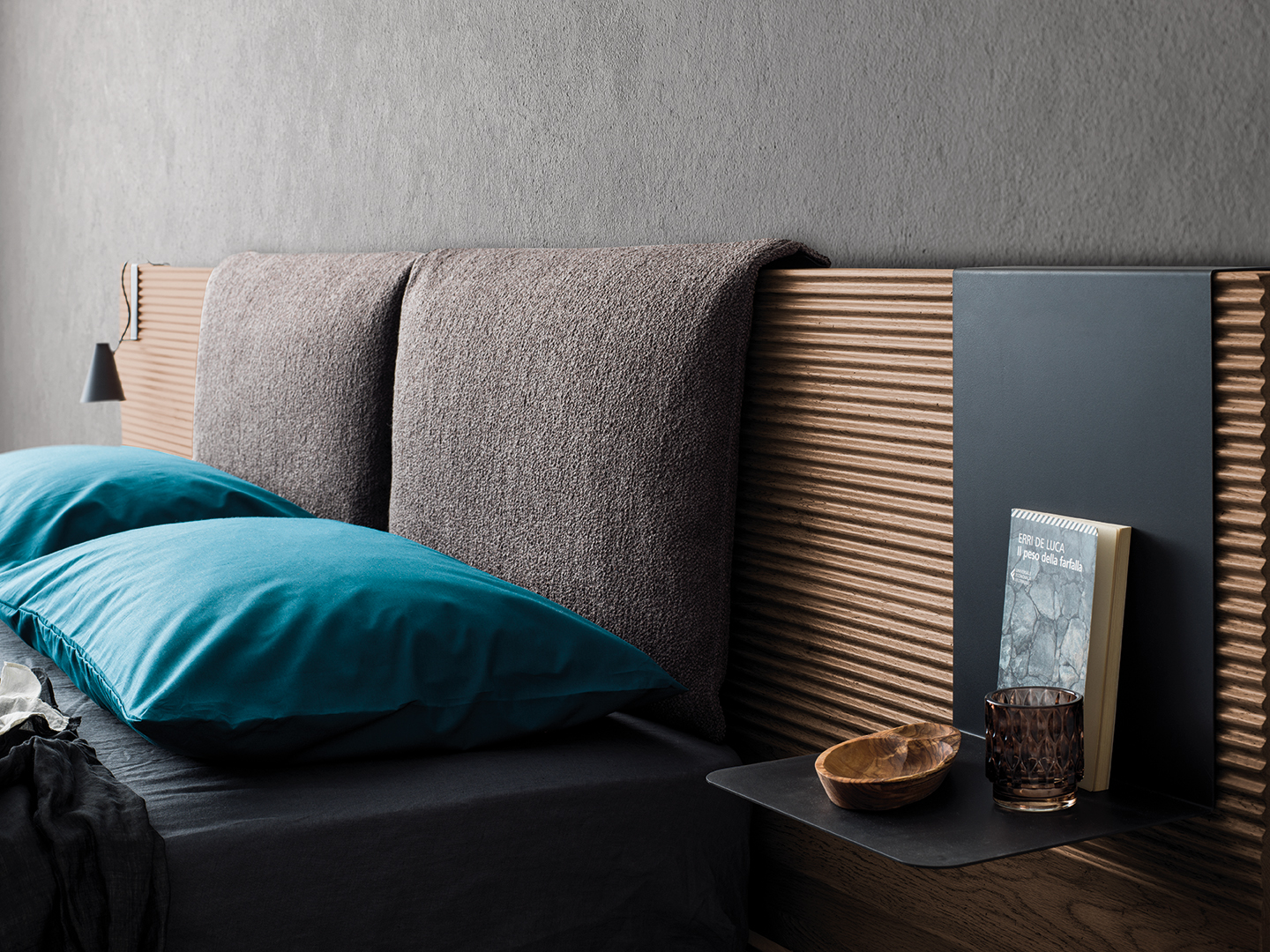TESTIERA_ZEN A TERRA_H.GREY_GIROLETTO_BOLD_H.GREY_P1 Devina Nais collezione notte